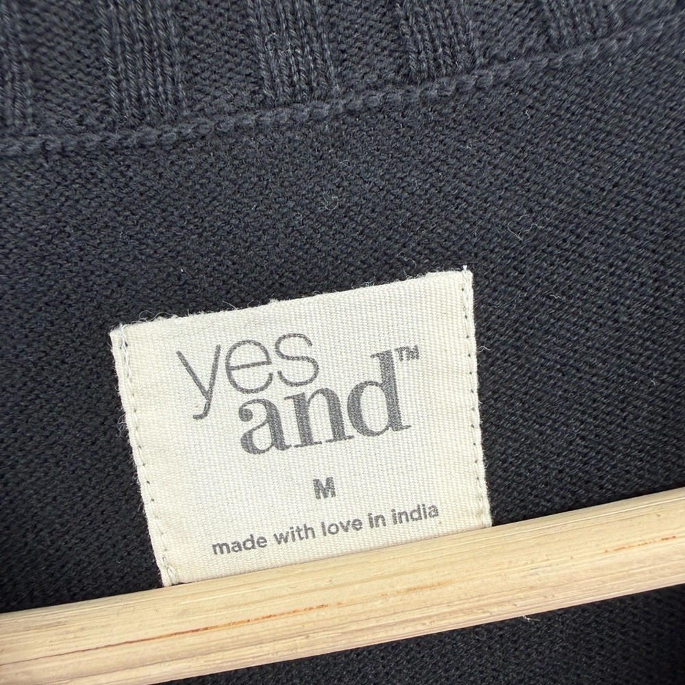 NWOT Yes and X Hilary Swank LOVE MIDI Crewneck Organic Cotton Sweater Dress - Picture 11 of 15